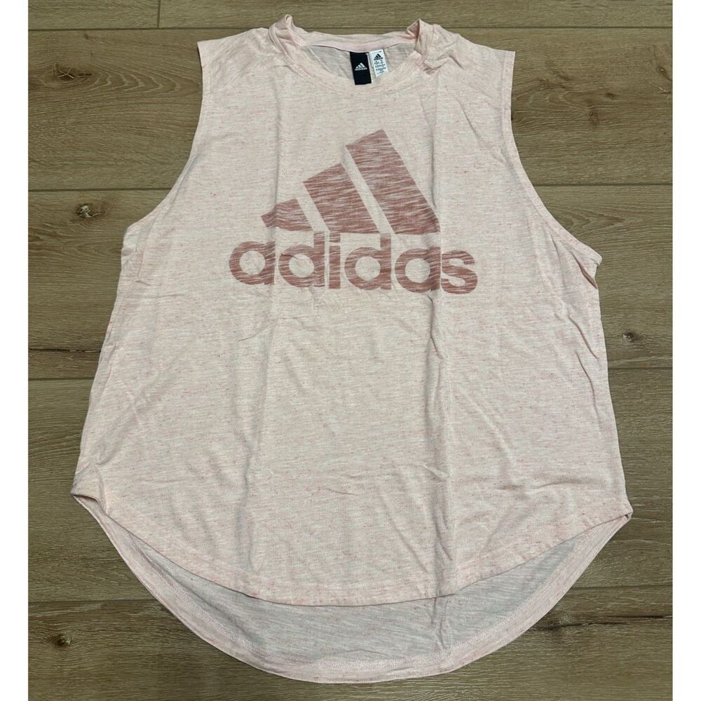 Women's Adidas Tank Top Light Pink Size XL GUC!